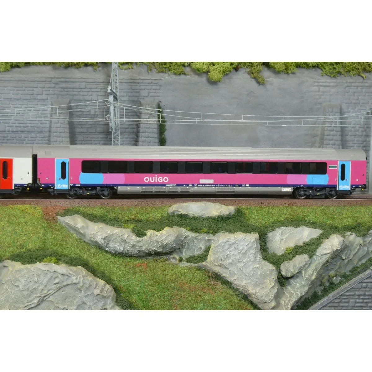 Set de 3 voitures voyageurs I11 OUIGO réversible, SNCB / SNCF, LS M...