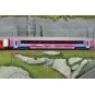 LSM_43057-LS Models 41252DC Set of 3 original Corail coaches (VU + VTU), driving trailer, SNCF, Nouille logo, lights - LSM_43057DC
