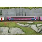 LSM_43057-LS Models 41252DC Set of 3 original Corail coaches (VU + VTU), driving trailer, SNCF, Nouille logo, lights - LSM_43057DC