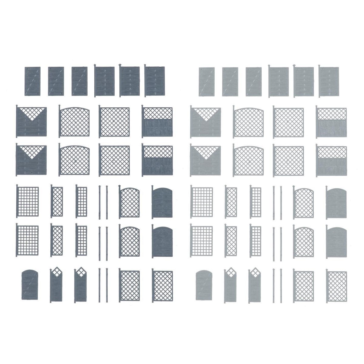 Privacy fence - Faller 180398 - HO 1/87