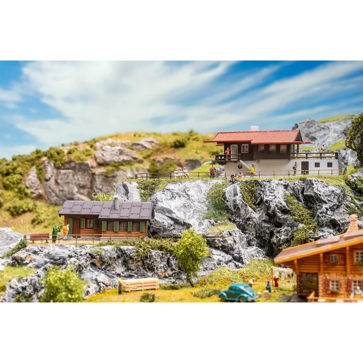 Maison du chasseur et auberge de montagne - Faller 232131 - N 1/160