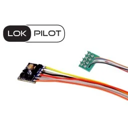 ESU 59810 Lokpilot V5 Micro DCC/MM/SX Decoder, 8-pin NEM652, for lo...