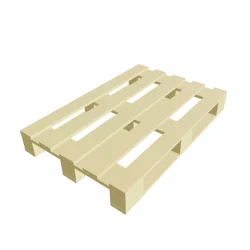 8 painted Euro pallets - Raility 501, HO 1/87