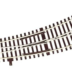 Rocoline 42472 Left-hand curved turnout BWl3/4 - Roco - Roco_42472