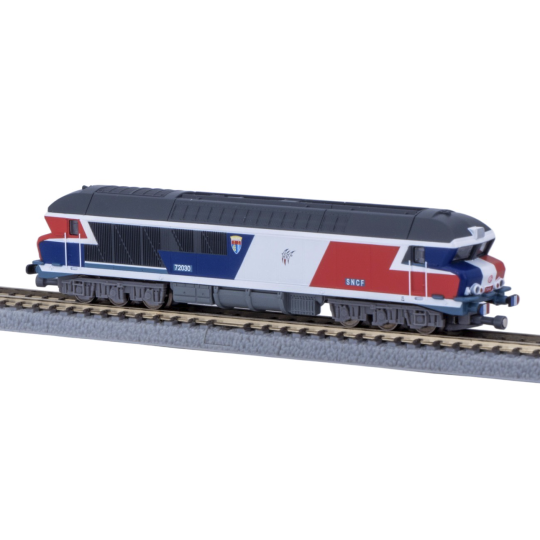 Locomotive CC72030 tricolore bicentenaire - AZAR MODELS L02-BLBD - ... AZAR_L02-BLBD-Azar L03-AM1D Locomotive diesel CC 6516, SNCF, livrée Arzens, digitale, échelle Z