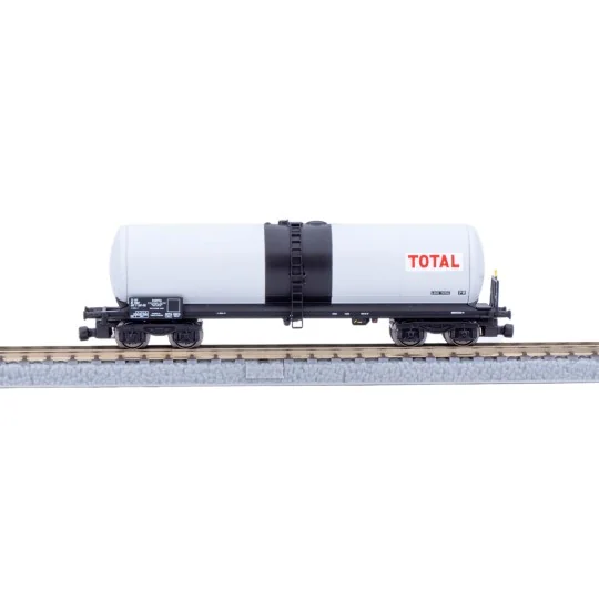 AZAR_W05-TO2-ANF long tank wagon, TOTAL Simotra grey/black - AZAR MODELS W05-TO2 - Z scale 1/220