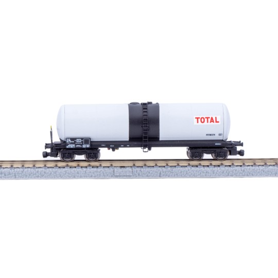 Wagon citerne longue ANF, TOTAL Simotra gris/noir - AZAR MODELS W05... AZAR_W05-TO2-Wagon citerne longue ANF, TOTAL Algeco - AZAR MODELS W05-TO1 - échelle Z 1/220