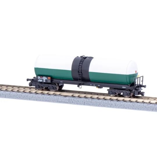AZAR_W05-SI2-Wagon citerne longue ANF, Simotra vert/blanc - AZAR MODELS W05-SI2 - échelle Z 1/220