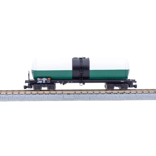 AZAR_W05-SI2-Wagon citerne longue ANF, Simotra vert/blanc - AZAR MODELS W05-SI2 - échelle Z 1/220