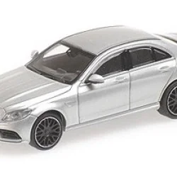 Minichamps 870038101 Voiture Mercedes AMG C63 2017, grise Busch véhicule Busch_870038101 - 1