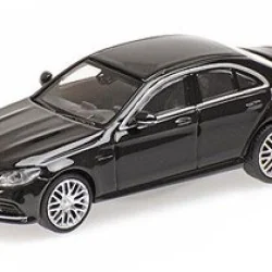Minichamps 870038102 Voiture Mercedes AMG C63 2017, noire Busch véhicule Busch_870038102 - 1