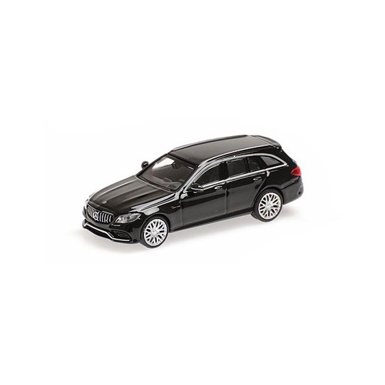 Busch_870038114-Minichamps 870038114 Voiture Mercedes AMG C63 T 2019, noire