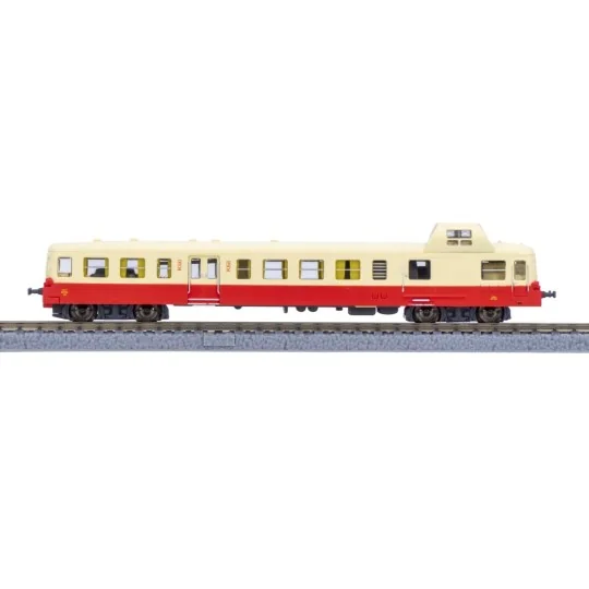 AZAR_A02-01A-Autorail X3800 Picasso, X3864 rouge/crème - AZAR MODELS A02-01A - échelle Z 1/220