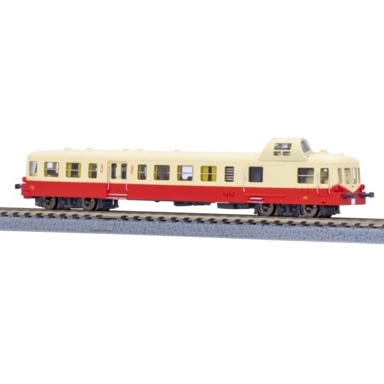 Autorail X3800 Picasso, X3879 rouge/crème, digital - AZAR MODELS A0... AZAR_A02-02D-Autorail X3800 Picasso, X3879 rouge/crème, digital - AZAR MODELS A02-01D - échelle Z 1/220