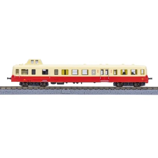 AZAR_A02-02A-Autorail X3800 Picasso, X3879 rouge/crème - AZAR MODELS A02-02A - échelle Z 1/220