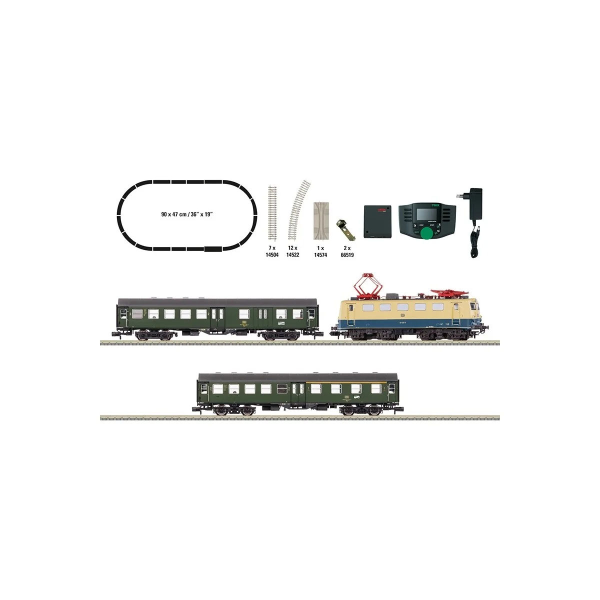 Coffret de départ train voyageurs avec série 141 électrique, DB AG ...
