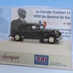 SAI 6117 Citroën Traction 11B 1952, black, belonging to General De ...