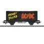 AC/DC "Moneytalk" container wagon - Marklin 44832 - HO 1/87 MARKLIN_44832-AC/DC "Moneytalk" container wagon - Marklin 44832 - HO 1/87