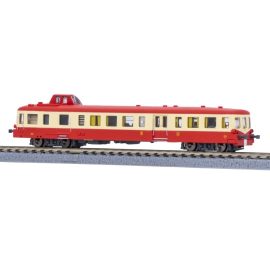 Autorail X3800 Picasso, X4013 rouge/crème, toit rouge - AZAR MODELS... AZAR_A02-03A-Autorail X3800 Picasso, X4013 rouge/crème, toit rouge, digital - AZAR MODELS A02-03D - échelle Z 1/220