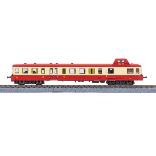 Autorail X3800 Picasso, X4013 rouge/crème, toit rouge - AZAR MODELS... AZAR_A02-03A-Autorail X3800 Picasso, X4013 rouge/crème, toit rouge, digital - AZAR MODELS A02-03D - échelle Z 1/220