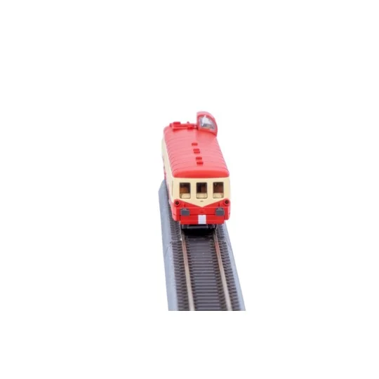 AZAR_A02-03A-Autorail X3800 Picasso, X4013 rouge/crème, toit rouge - AZAR MODELS A02-03A - échelle Z 1/220