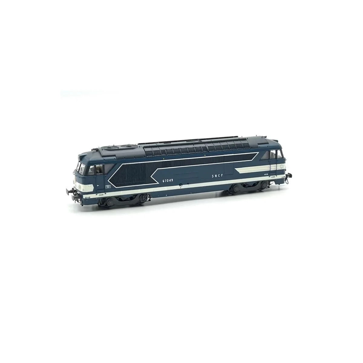 BB 67049 diesel locomotive, original blue, CAEN, digital sound, fu... BB 67049 diesel locomotive, original blue, CAEN, digital sound, fu...