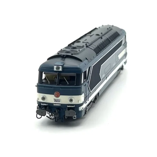 Locomotive diesel BB 67049, bleu origine, CAEN - REE Modèles MB244 ... MB-244-Locomotive diesel BB 67049, bleu origine, CAEN - REE Modèles MB244 - HO 1/87