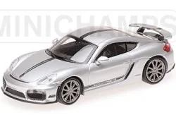 Minichamps 870066124 Porsche Cayman GT4 2016, gray - Busch véhicule...