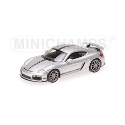 Minichamps 870066124 Porsche Cayman GT4 2016, gray - Busch_870066124
