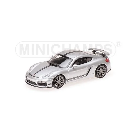 Busch_870066124-Minichamps 870066124 Voiture Porsche Cayman GT4 2016, grise