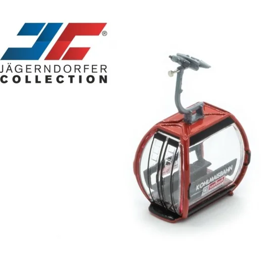 JC82498-Jaegerndorfer 82498 Ski lift, 6 gondolas, 2 stations (red and black), Kohlmaisbahn, motorized