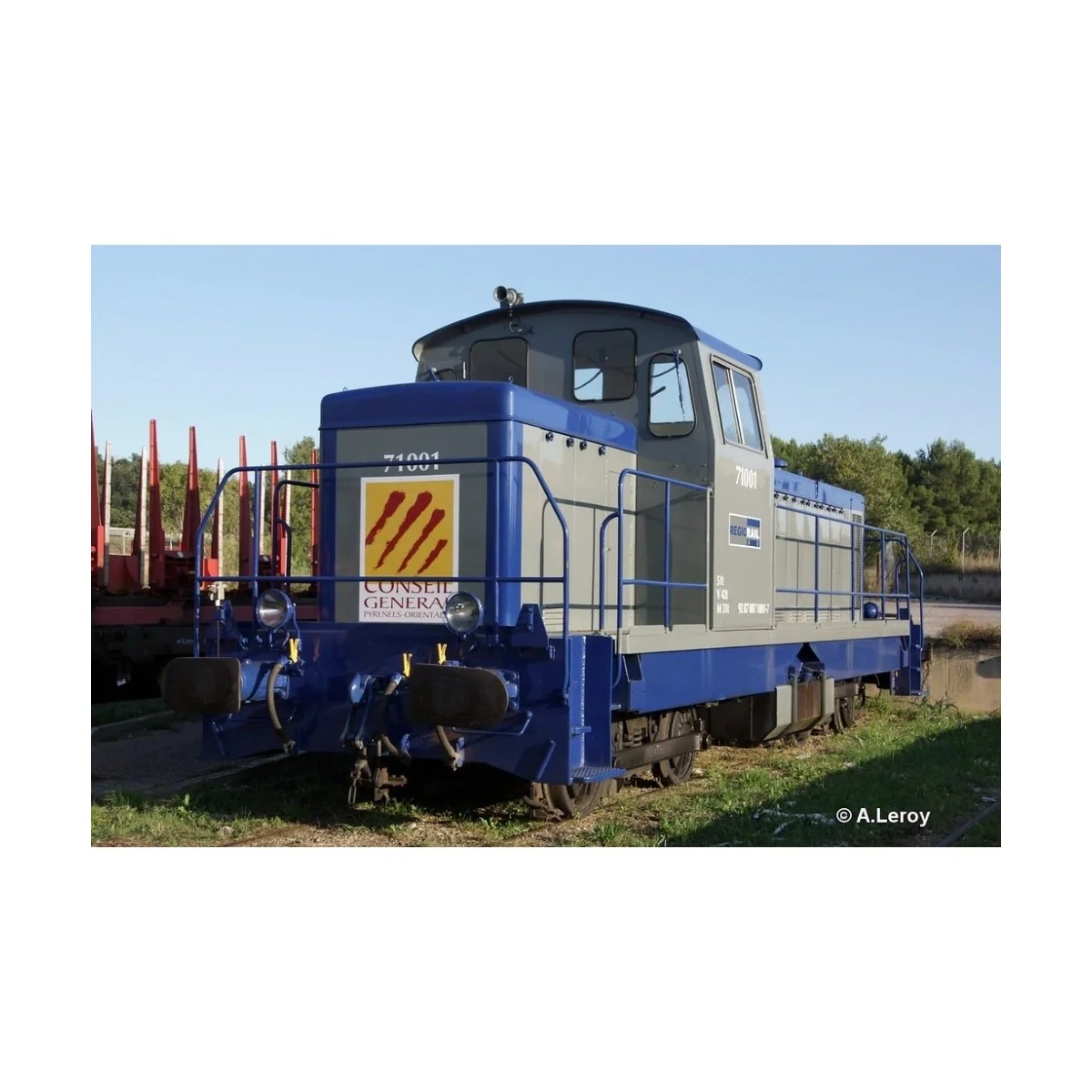 Locomotive diesel BB 71001, CCI Pyrénées-Orientales, digitale sonor...