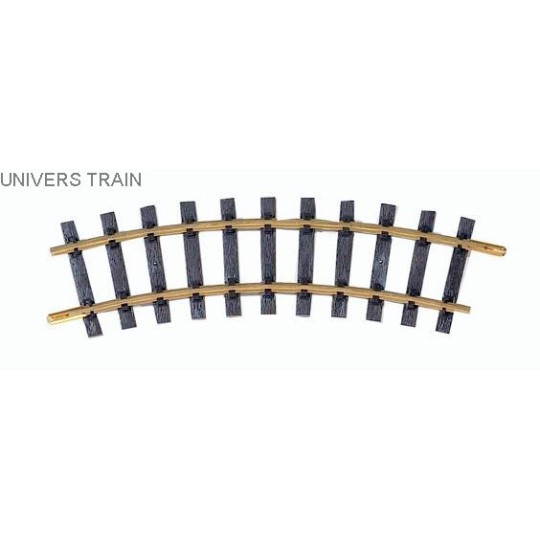 Piko_35211-Piko G 35211 Curved Rail, R1, 30°, with rail joiners