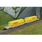 Articulated double-pocket wagon T2000, AAE - Fleischmann 6660069 - ... Fle_6660069-Articulated double-pocket wagon T2000, AAE - Fleischmann 6660069 - N 1/160