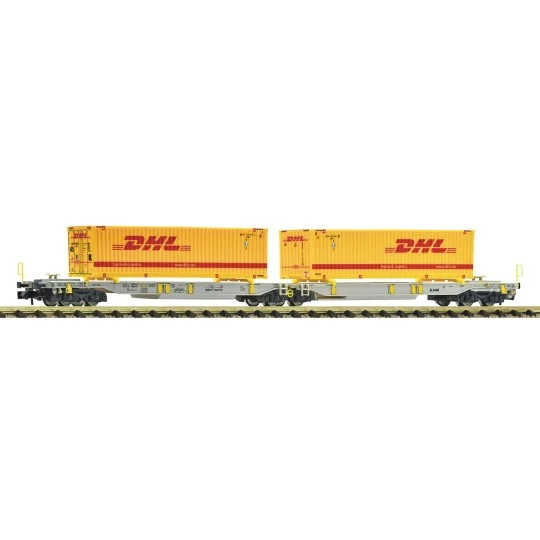 Articulated double-pocket wagon T2000, AAE - Fleischmann 6660069 - ... Fle_6660069-Articulated double-pocket wagon T2000, AAE - Fleischmann 6660069 - N 1/160