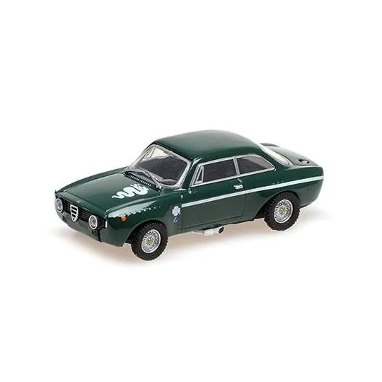Busch_870124022-Voiture miniature Alfa Romeo GTA 1300 Junior 1972 verte - Minichamps 870124022 - HO 1/87