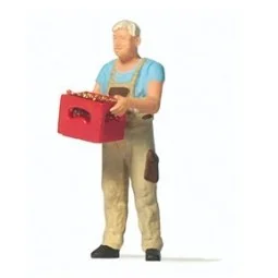 Preiser 28234 Personnage, Homme avec caisse de bière Preiser Preiser_28234 - 1