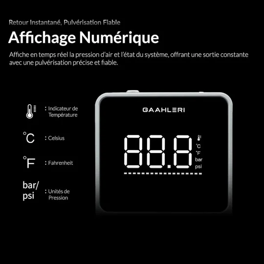 Kit Aérographe avec mini compresseur d'air Turbox Mini Ambition Ser... 47606-Kit Aérographe avec mini compresseur d'air Turbox Mini Ambition Series GHAD-39 Gaahleri 47606