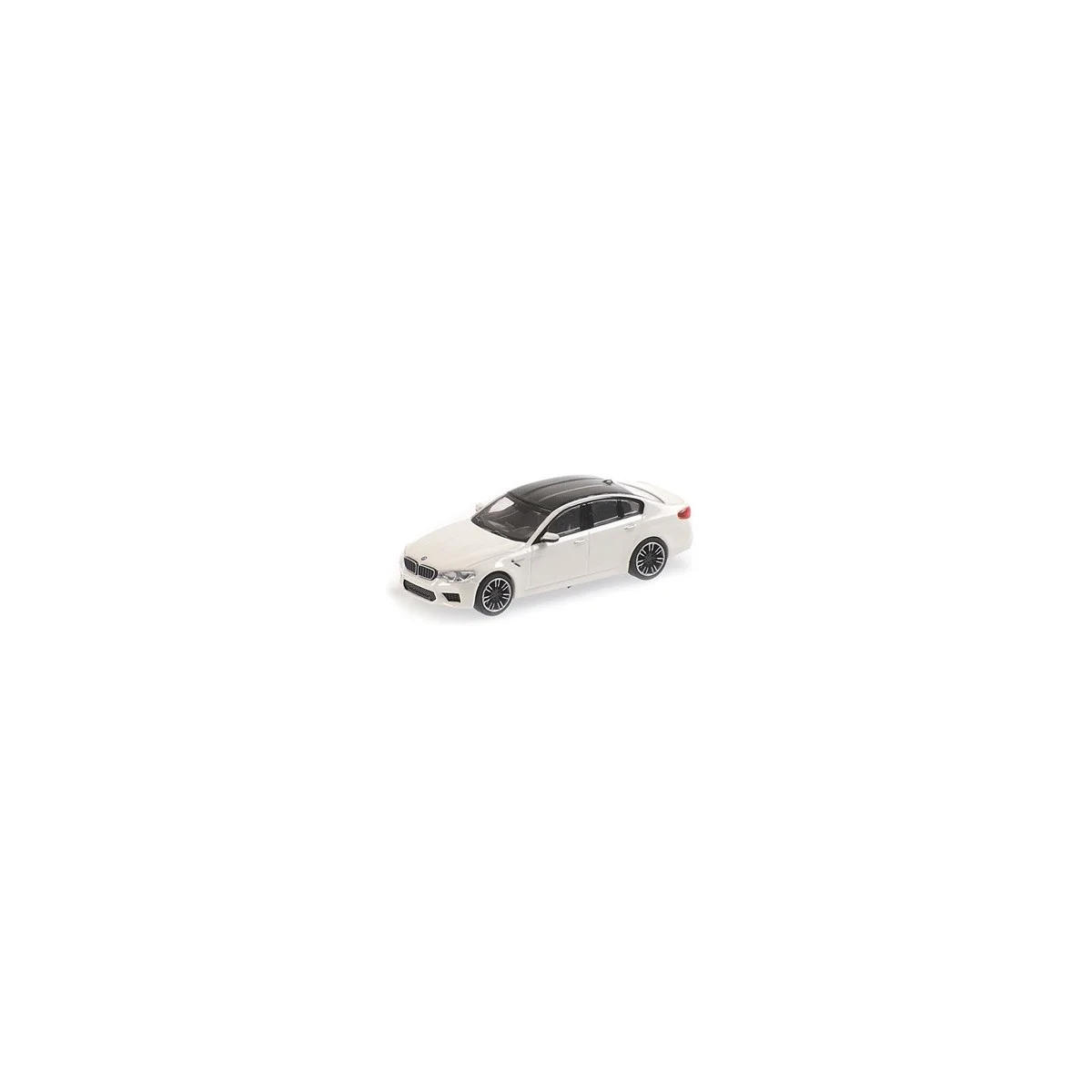 Minichamps 870028000 BMW M5 2018 Car, White - Busch_870028000