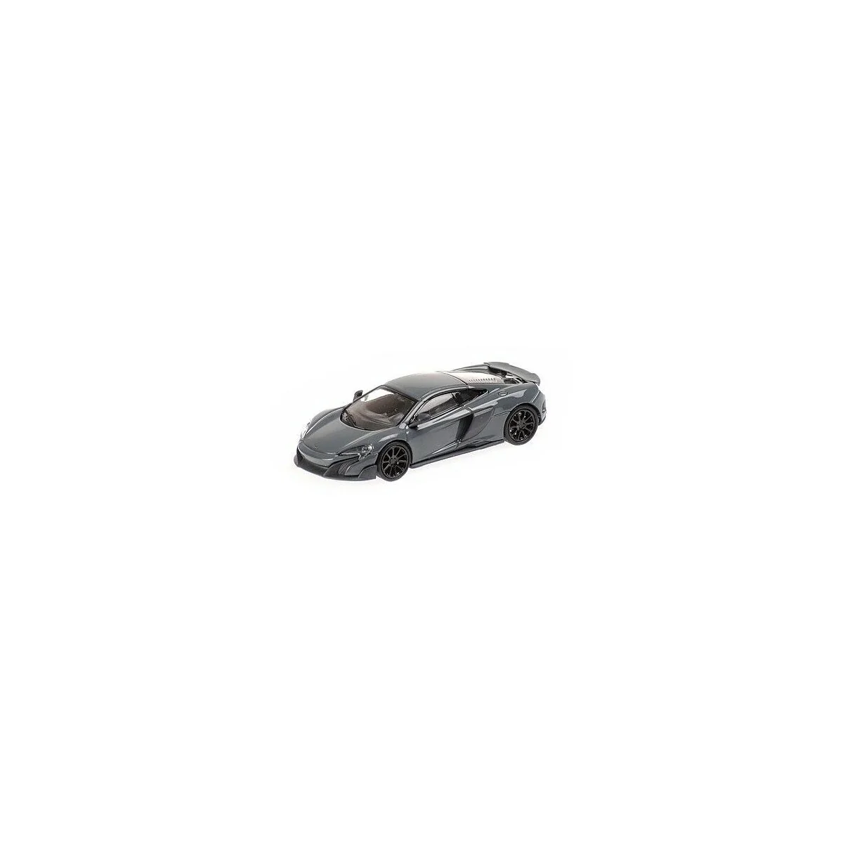 Minichamps 870154420 Voiture McLaren 675LT coupé 2015, gris Busch véhicule Busch_870154420 - 1