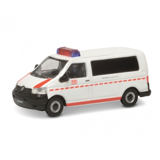 Schuco_452655500-Schuco 452655500 Set de 2 véhicules Volkswagen DB Notfall et 5 personnages