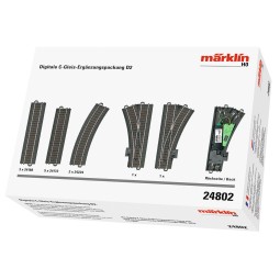 Marklin 24802 D2 Digital Extension Track Set, C Track - Marklin_24802