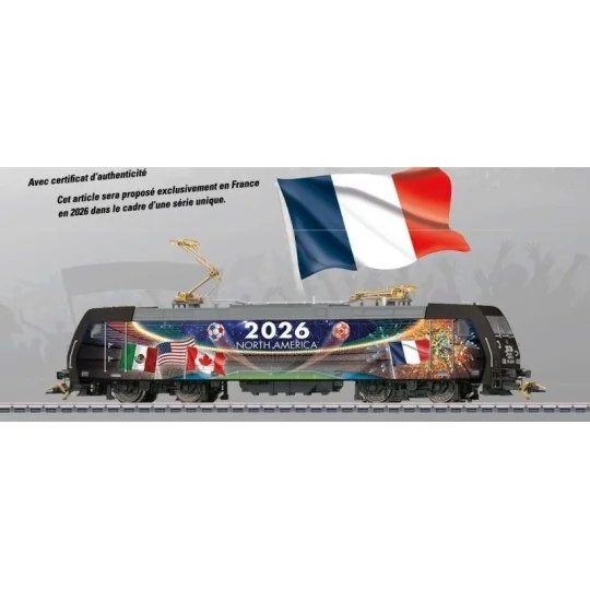 BR 185.2 FRANCE electric locomotive - World Cup North America 2026,... Marklin_36269-BR 185.2 FRANCE electric locomotive - World Cup North America 2026, digital, 3-rail - Marklin 36269