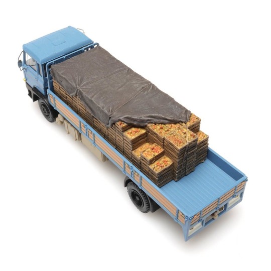 Arti_487.801.82-Artitec 487.801.82 Truck Loading, Tarpaulin-Covered Fruit Crates