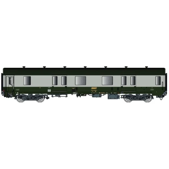 MC 76 Dd2 van, livery 160 green 302, concrete grey, framed SNCF log... Lsm_31230-MC 76 Dd2 van, livery 160 green 302, concrete grey, framed SNCF logo - LS Models 31230 - HO