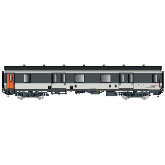 Lsm_31233-Fourgon MC 76 Dd2, livrée corail, logo Casquette SNCF - LS Models 31233 - HO