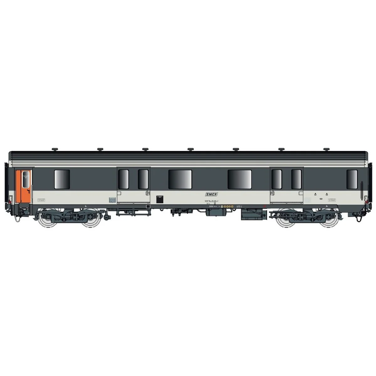 MC 76 Dd2s van, Corail livery, SNCF framed logo - LS Models 31235 - HO MC 76 Dd2s van, Corail livery, SNCF framed logo - LS Models 31235 - HO