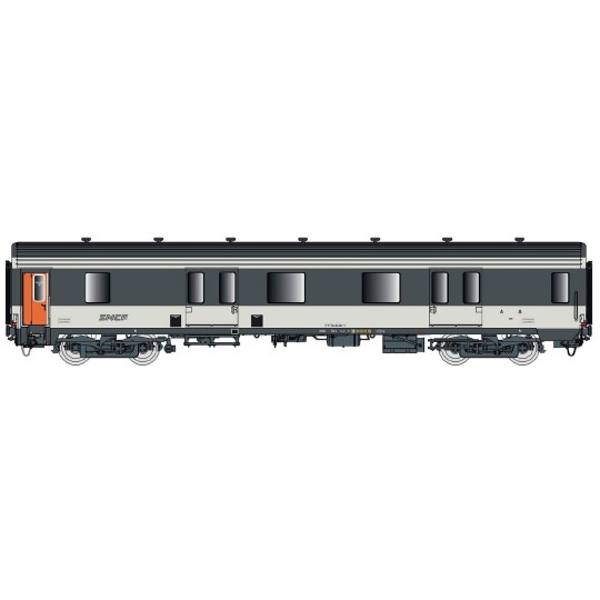 Lsm_31236-MC 76 Dd2s van, Corail livery, SNCF framed logo - LS Models 31235 - HO