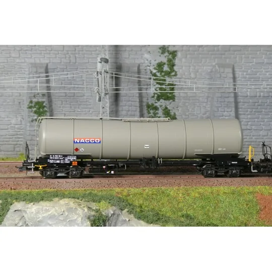 Set de 3 wagons-citernes Zacns NACCO - Roco 6600197, H0 1/87 ROCO_6600197-Set de 3 wagons-citernes Zacns NACCO - Roco 6600197, H0 1/87