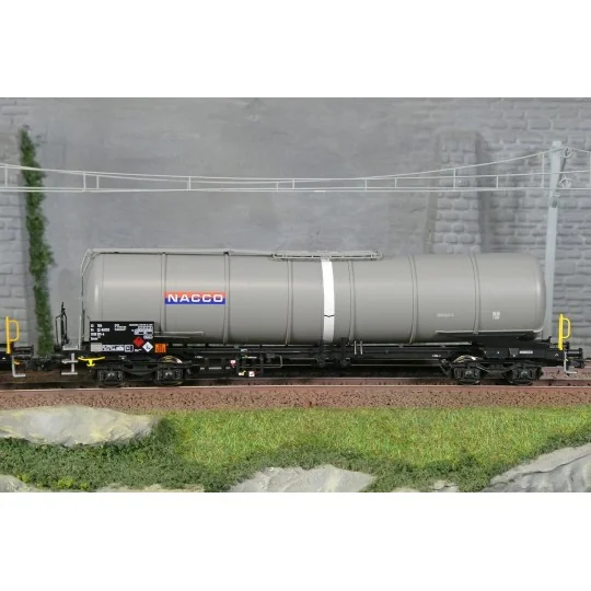 Set de 3 wagons-citernes Zacns NACCO - Roco 6600197, H0 1/87 ROCO_6600197-Set de 3 wagons-citernes Zacns NACCO - Roco 6600197, H0 1/87